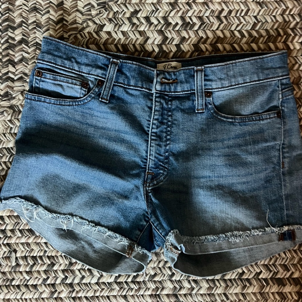 Jcrew classic denim shorts